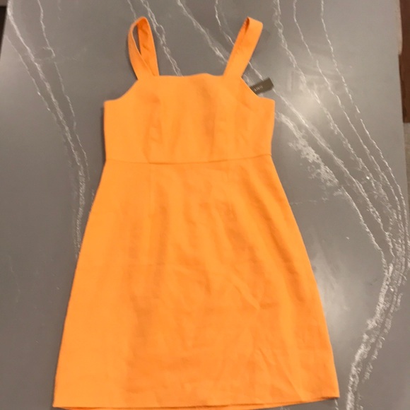 J Crew Squareneck A-Line Dress in Strech Linen Blend NWT✨ - Picture 1 of 4